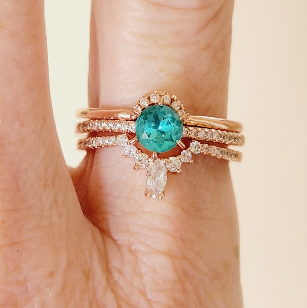 NWT 3-Ring Set Fragrant Jewels Happy Hour Collection